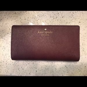 COPY - Kate Spade Maroon Wallet